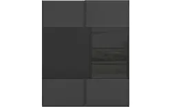 Goossens kledingkast finca combi glans mat glas wit hoogwaardig meubelplaat - 8244419-{merk}-finca-combi-sts-wit-schuifdeuren-02